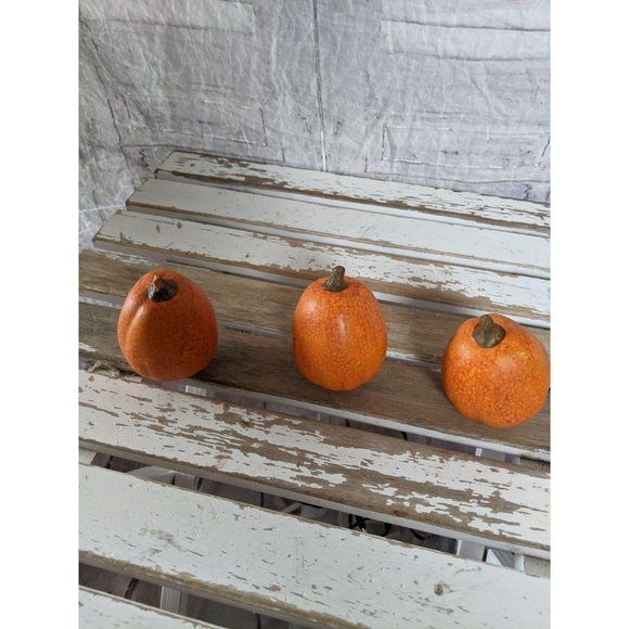Mini ceramic pumpkin gourd set - Picture 4 of 6